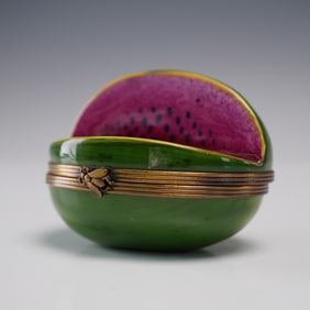 Limoges France Watermelon Trinket Box
