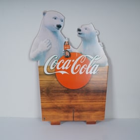 Coca-Cola Polar Bear Cardboard Stand Display, 2020