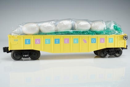 Lionel Easter Day Gondola Car with Glitter Eggs 6462-2
