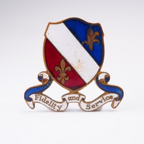 WWII US Army DI Pin, Fidelity and Service