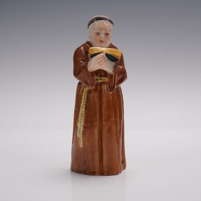 Royal Worcester Porcelain Figural Candle Snuffer, The Friar