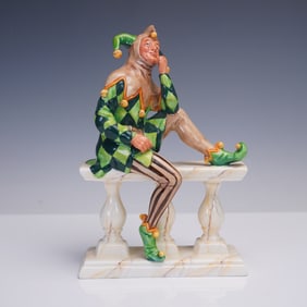 Pascoe & Company Porcelain Figurine, The Jester