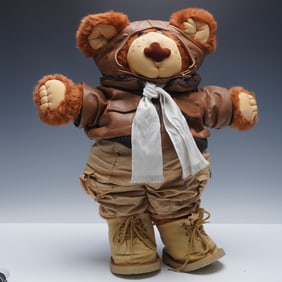 Furskins Aviator Bear Plush by Xavier Roberts