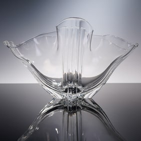 Steuben Art Glass Grotesque Flared Bowl