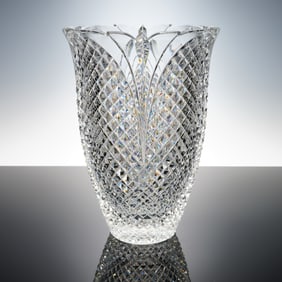 Design Guild Cut Crystal Large Vase