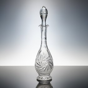 Bohemian Crystal Descanter with Stopper