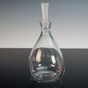 Lalique France Crystal Decanter, Phalsbourg