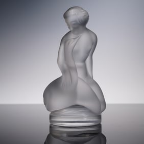 Lalique Crystal Figurine, Leda & The Swan