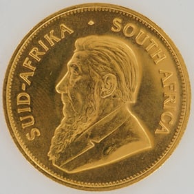 1980 South African 1 oz Gold Krugerrand Coin