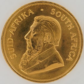1984 South African 1 oz Gold Krugerrand Coin
