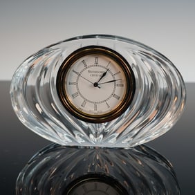 Waterford Cut Crystal Desk Clock