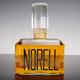 Norell Perfume Bottle with Faceted Stopper