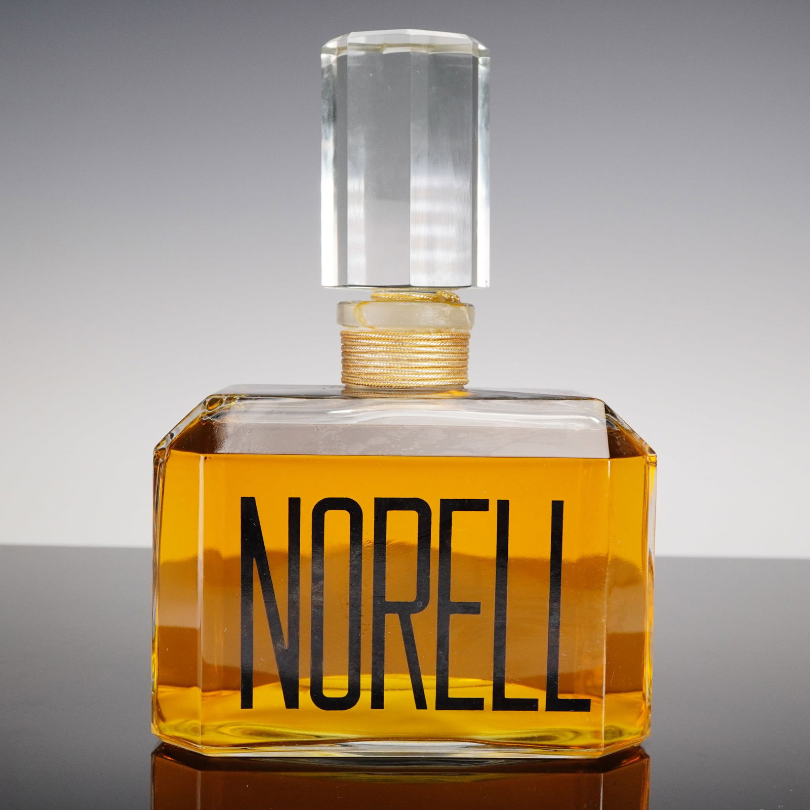 Norell Perfume Bottle with Faceted Stopper (1 of 3)