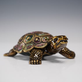 Jay Strongwater, Tortoise Treasure Box