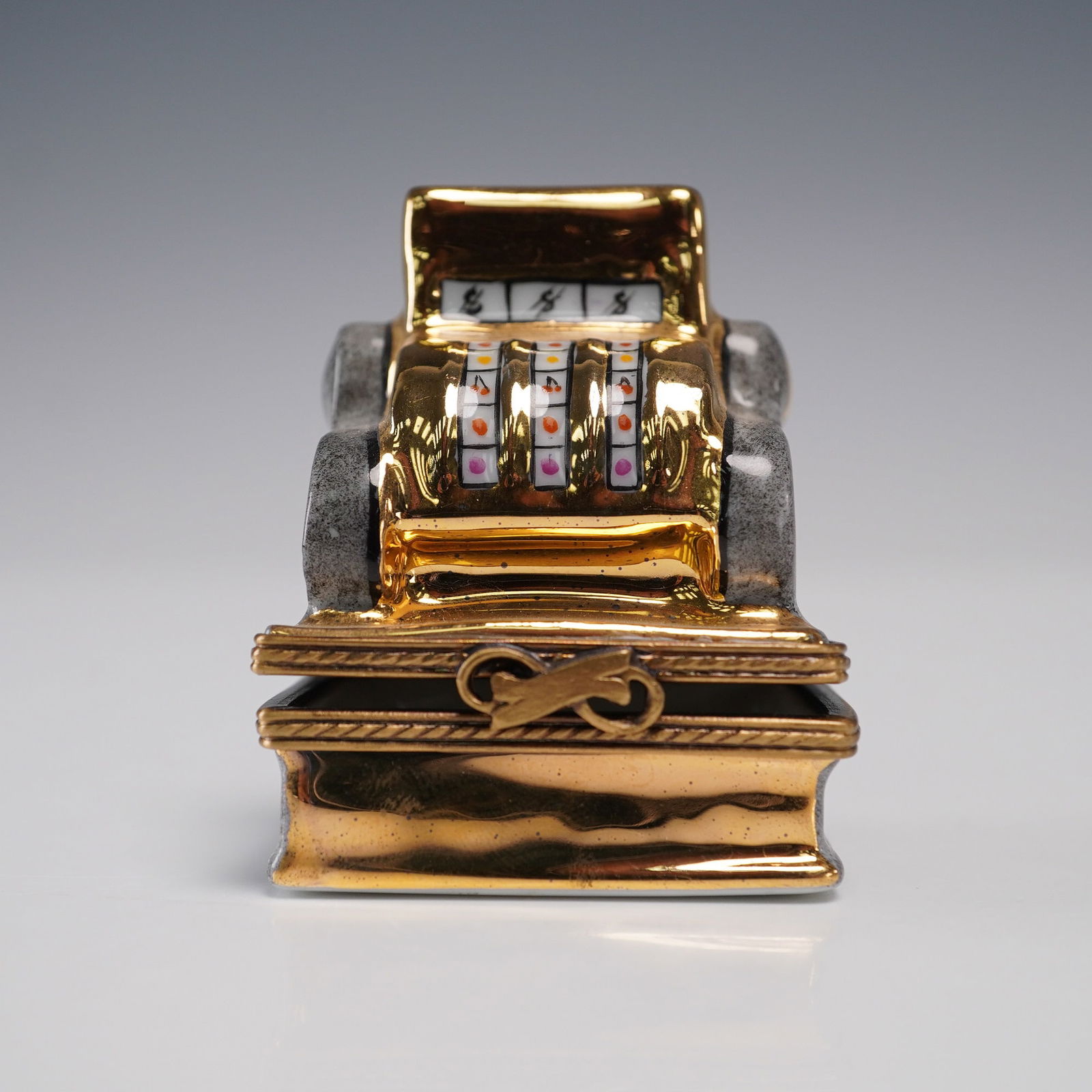 Limoges France Porcelain Figurine, Slot Machine Box (1 of 6)