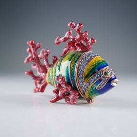 Rucinni Fish & Coral Trinket Box