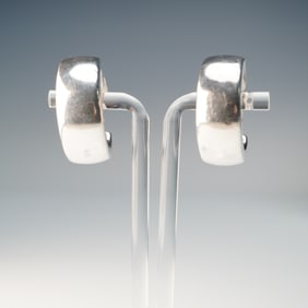 Sterling Silver Huggie Hoop Earrings