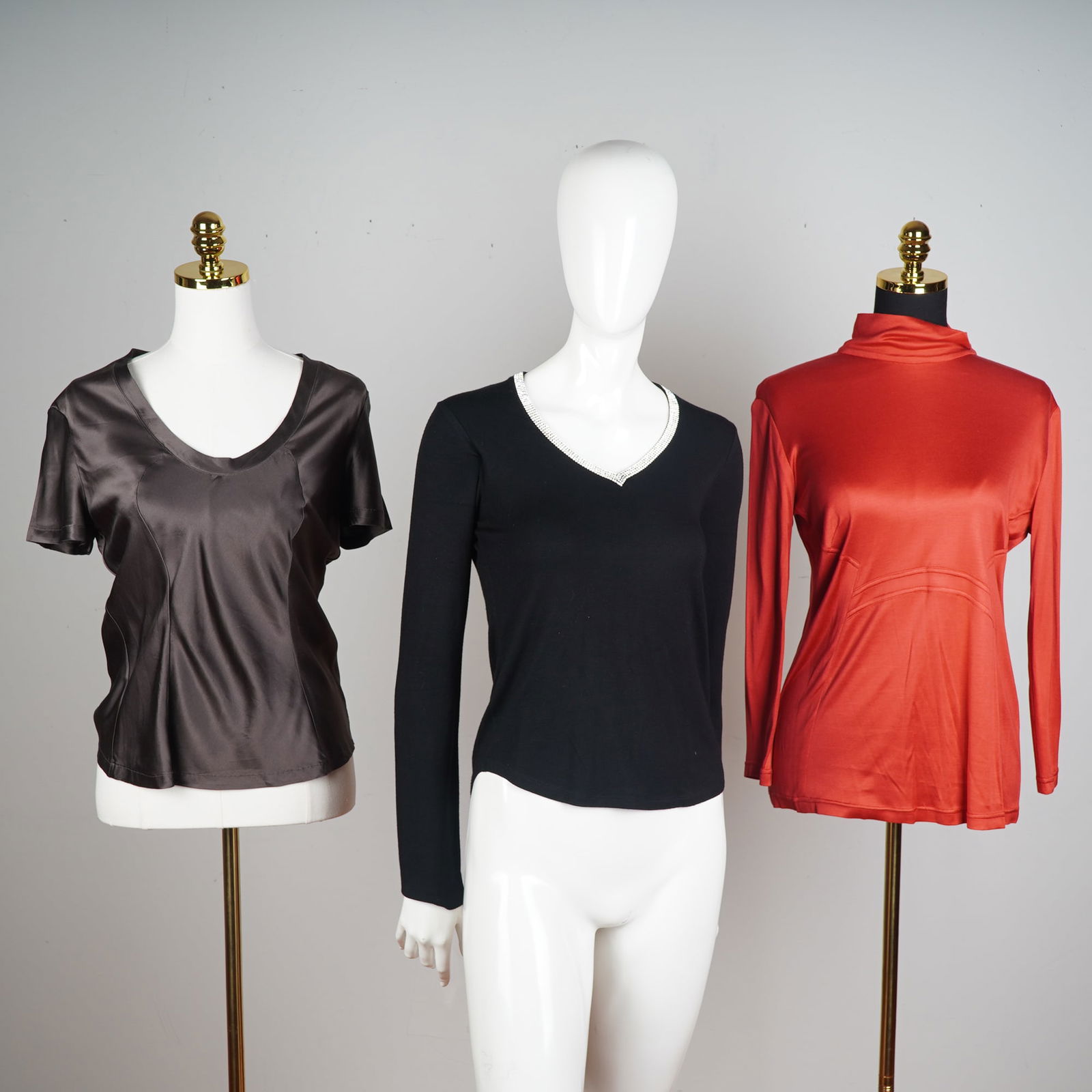 3pc Designer Tops Yves Saint Laurent, Joseph, and Chado Ralph Rucci (1 of 5)