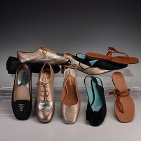 5pc Designer Womens Shoes, Marc Joseph, J Renee, Rabotin, Burch, Kors