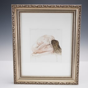 Parnell Watercolor, Nude Female Study
