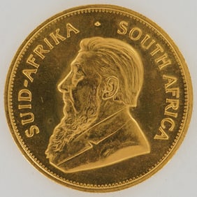 1980 South African 1 oz Gold Krugerrand Coin