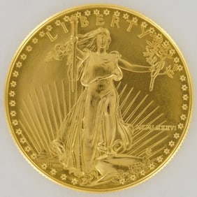 1986 1 oz American Gold Eagle 50 Dollar Coin