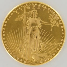 1986 1 oz American Gold Eagle 50 Dollar Coin