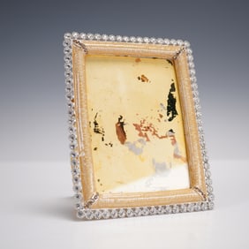 Jay Strongwater Jeweled Crystal Picture Frame