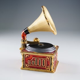 Rucinni, Jeweled Gramophone Trinket Box