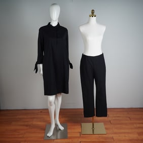 Vince & Lafayette 148 New York Black Dress & Pants Ensemble