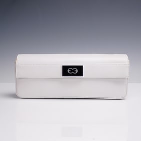 Escada White Leather Mini Shoulder Bag