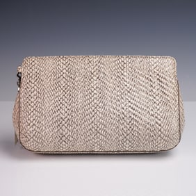 Cole Haan Cosmetic Bag, Faux Snakeskin Pattern