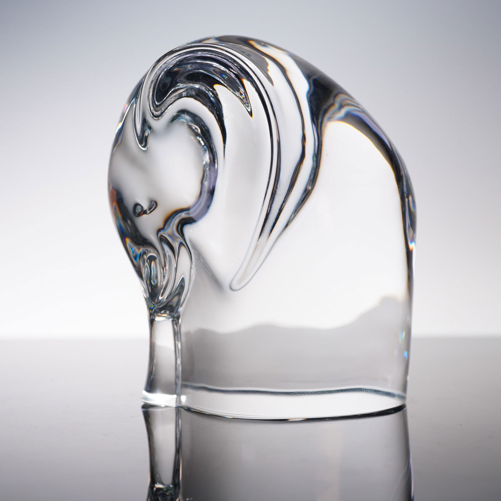 Orrefors Crystal Elephant Paperweight (1 of 6)