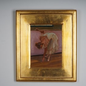 Linda Kyser Smith, Original Oil on Panel, Dancer, Signed