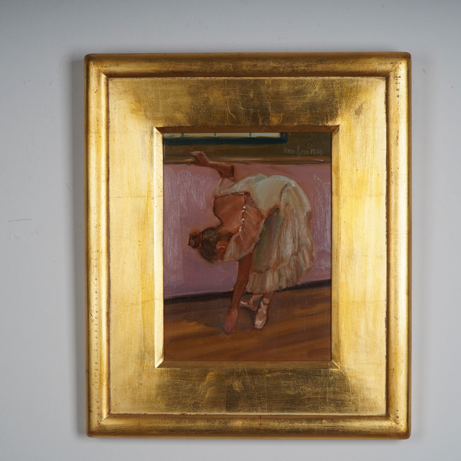 Linda Kyser Smith, Original Oil on Panel, Dancer, Signed (1 of 4)