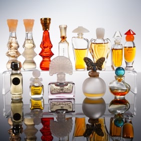 13pc Mixed Miniature Perfume Bottle Group