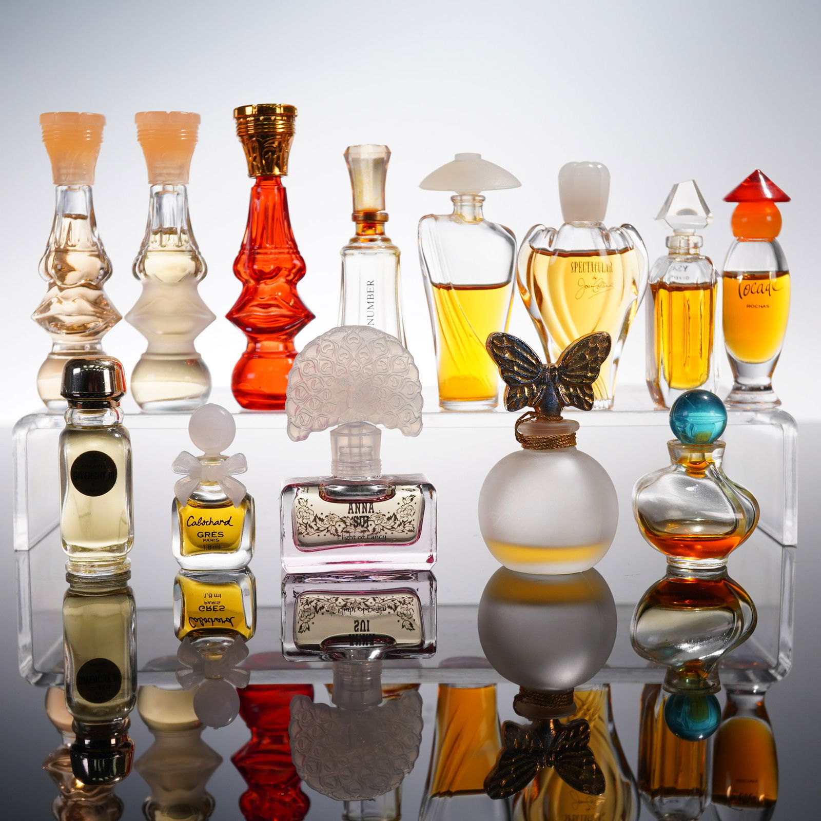 13pc Mixed Miniature Perfume Bottle Group (1 of 6)