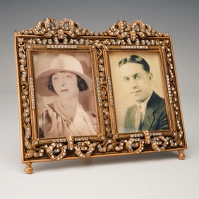 Edgar Berebi Limited Edition Rhinestone Double Photo Frame