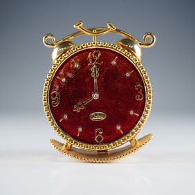 Rucinni, Red Enamel Alarm Clock Treasure Box