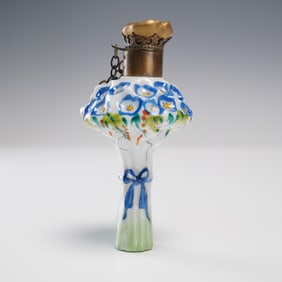 Limoges France Porcelain Perfume Bottle, Bouquet Form