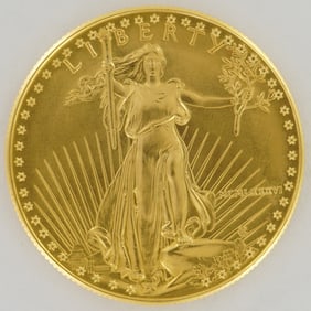 1986 1 oz American Gold Eagle 50 Dollar Coin