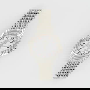 Fendi Crazy Carats Stainless Steel Ladies Watch with Box & Papers: Presenting a stunning Fendi Crazy Carats Ladies Watch - an elegant and innovative timepiece that exemplifies Italian luxury and Swiss craftsmanship. The watch features a polished stainless steel case