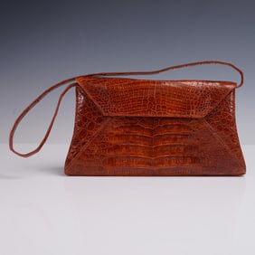 Nancy Gonzalez Genuine Crocodile Envelope Shoulder Purse