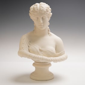 Parian Ware Bust of Clytie