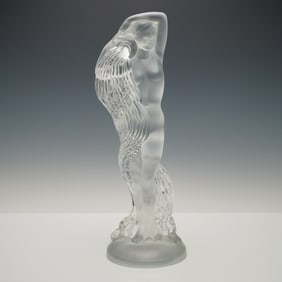 Lalique "Grande Nue Nereides" Crystal Sculpture