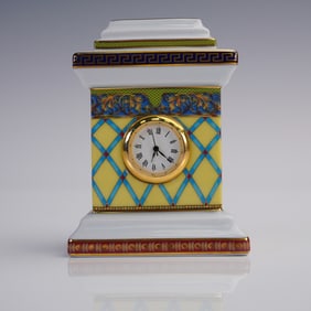 Rosenthal Versace Russian Dream Porcelain Mantel Clock