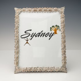 Swarovski Crystal-Encrusted Picture Frame