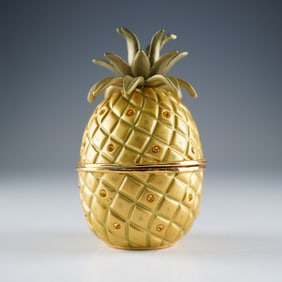 Rucinni Jeweled Pineapple Trinket Box