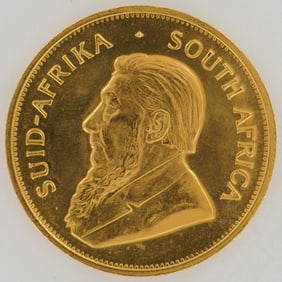 1980 South African 1 oz Gold Krugerrand Coin