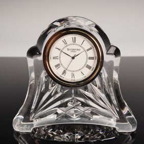 Waterford Crystal Desk Clock with Box